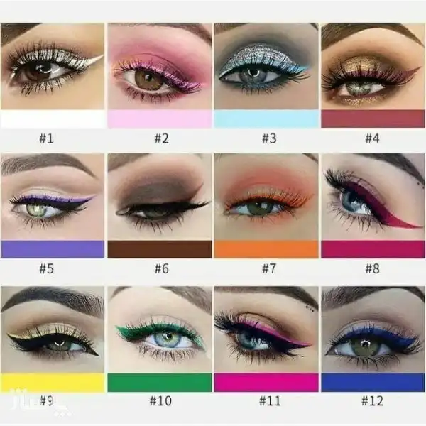 خط چشم مویی رنگی برند گلدن رز GOLLDE ROOS