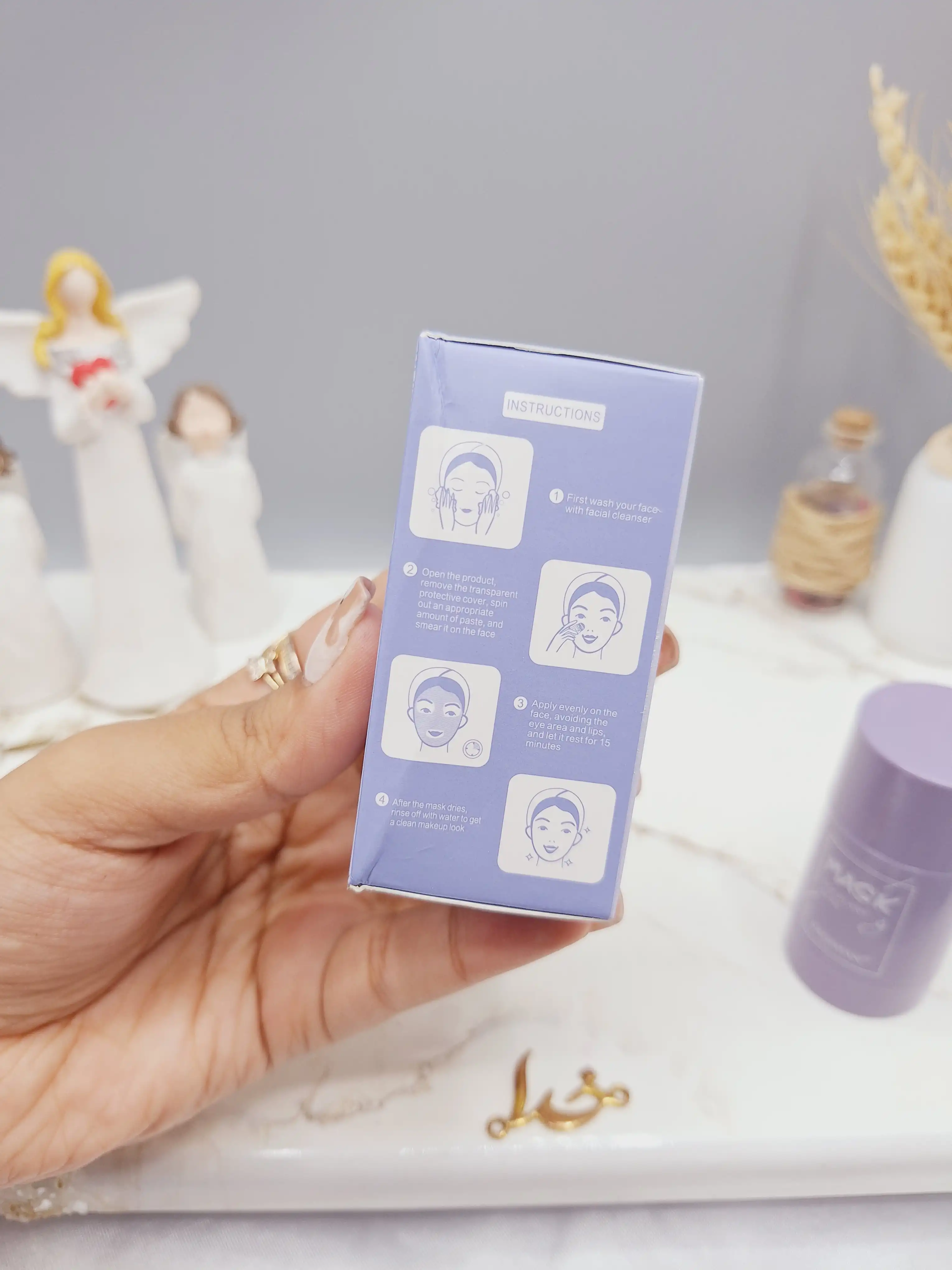 استیک ماسک جادویی تمیز کننده عمیق پوست رایحه بادمجان برند PAQIMAN کد 3014
