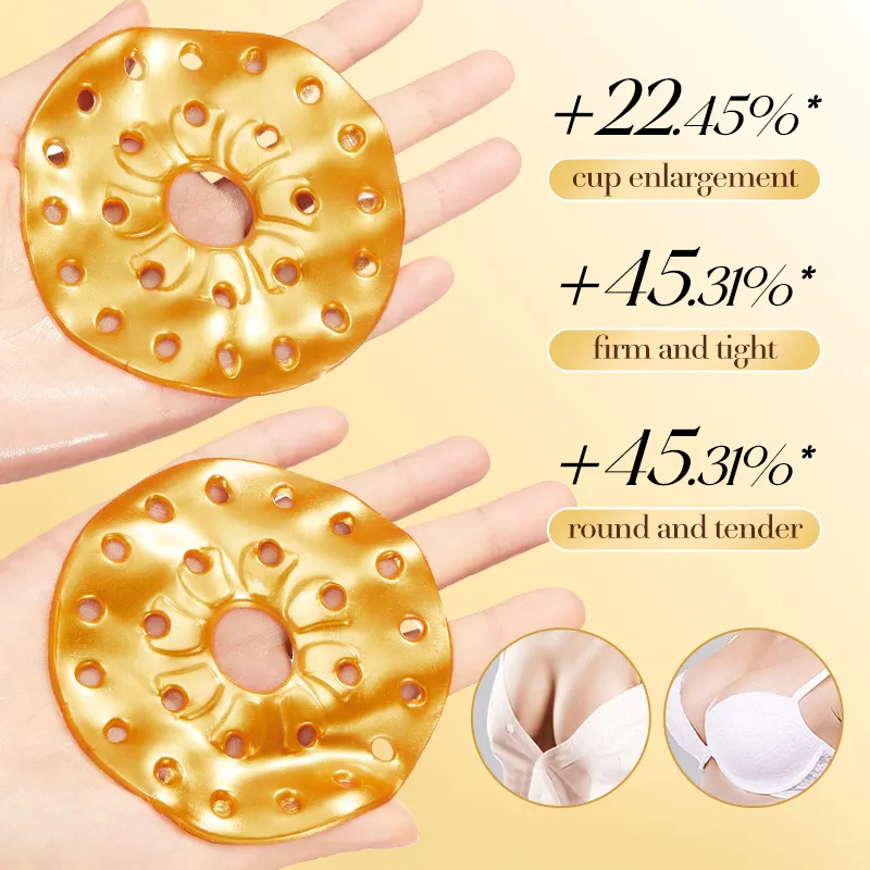 ماسک ورقه ای سینه حجم دهنده و لیفت کننده برند سادور کد 3598 (طلایی)