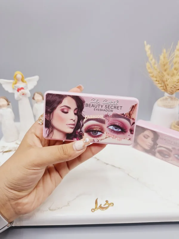 پالت 6تایی سایه چشم زیبا برند BEAUTY SECRET کد 8088